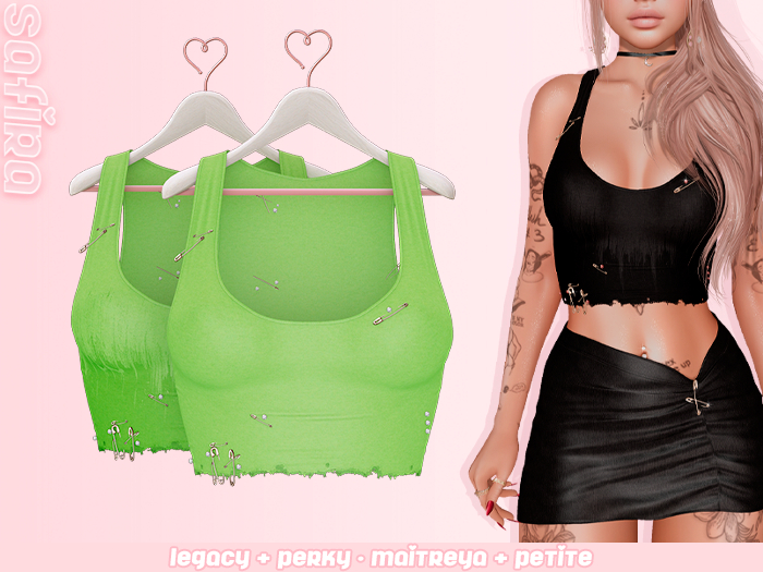 .Safira. Cyndi Top Lime