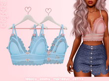 .Safira. Elyse Top Blue