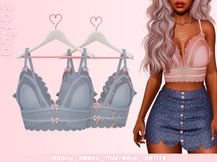 .Safira. Elyse Top Grey