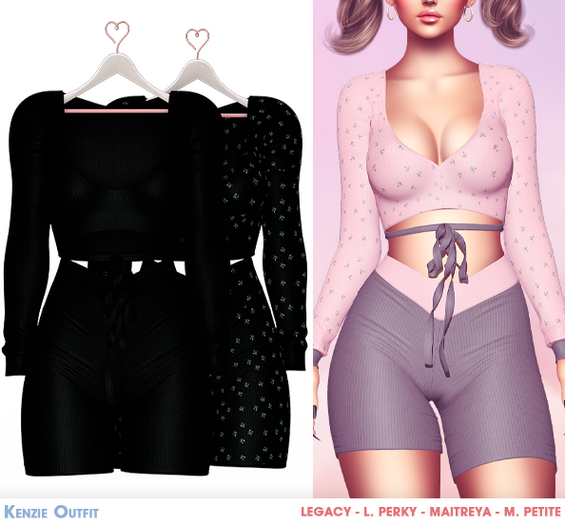 .Safira. Kenzie Outfit Black
