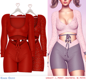 .Safira. Kenzie Outfit Red