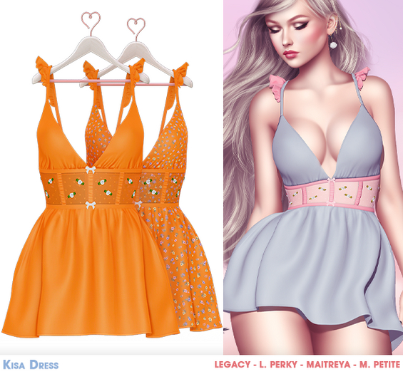 .Safira. Kisa Dress Orange