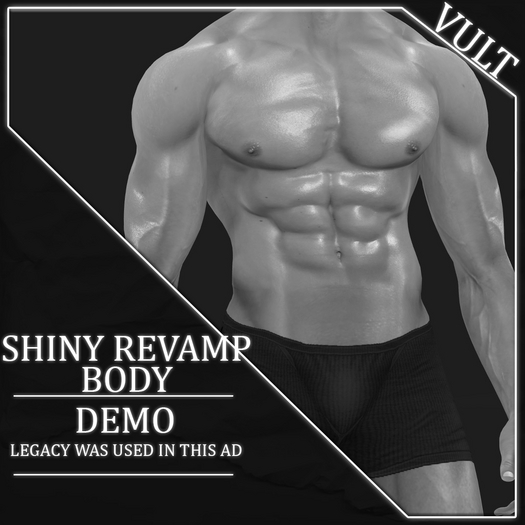 Second Life Marketplace - [VULT] REVAMP SHINY BODY SKIN OMEGA/BOM DEMO ...