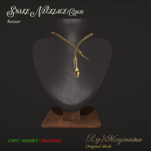 {Ly}Maginaire ~ Snake Necklace Gold Package (ADD)
