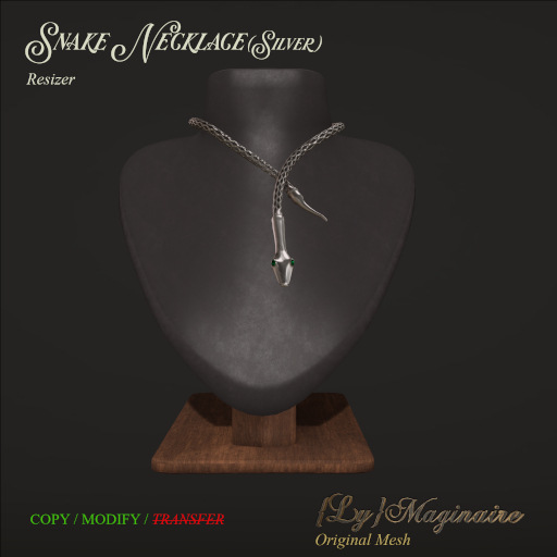 {Ly}Maginaire ~ Snake Necklace Silver Package (ADD)