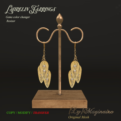 { Ly } Maginaire: Laurelin Earrings package (ADD)