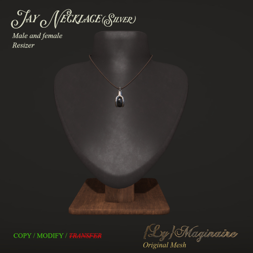 { Ly } Maginaire: Jay necklace Silver package (ADD)