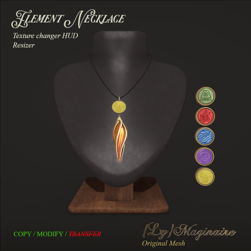 { Ly } Maginaire: Elements necklace Fatpack package (ADD)