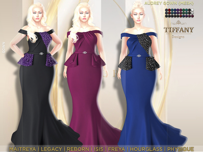 ::TD:: Audrey Gown {Mesh}