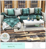 DD Tranquility Cozy Couch Set-Pg/ADD