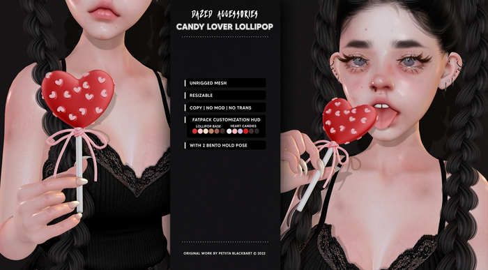 Dazed. Candy Lover Lollipop Fatpack