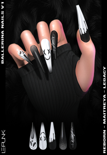 [ LEPUNK ] Ballerina Nails V1 [ADD]