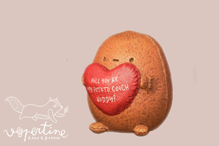 {vespertine} - plush huggables - couch potato buddy