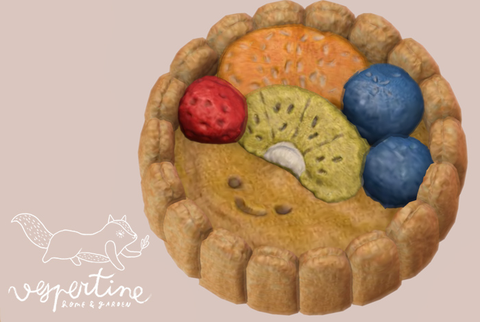 {vespertine} - plush huggables - fruit tart