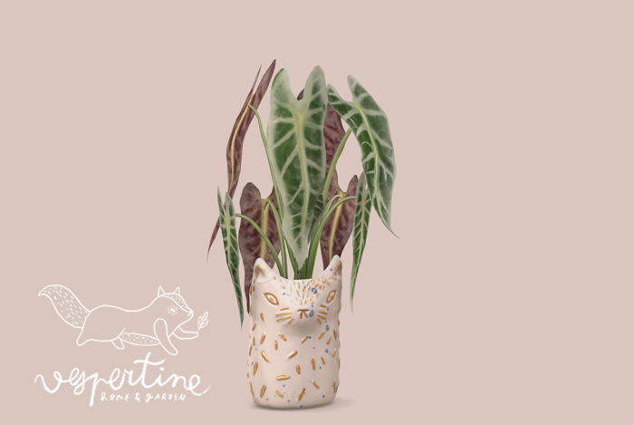 {vespertine} - animal planters. - cat.