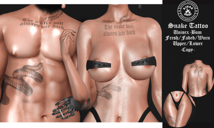 R3HAB- Snake Tattoo