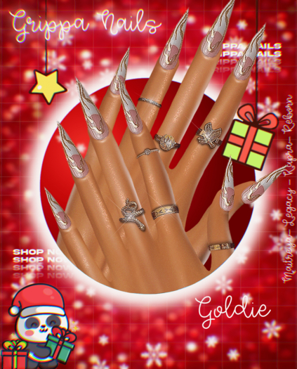 Grippa Stiletto:: Goldie Set