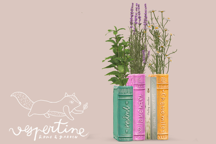 {vespertine} - books of herbs - set 1 / color 