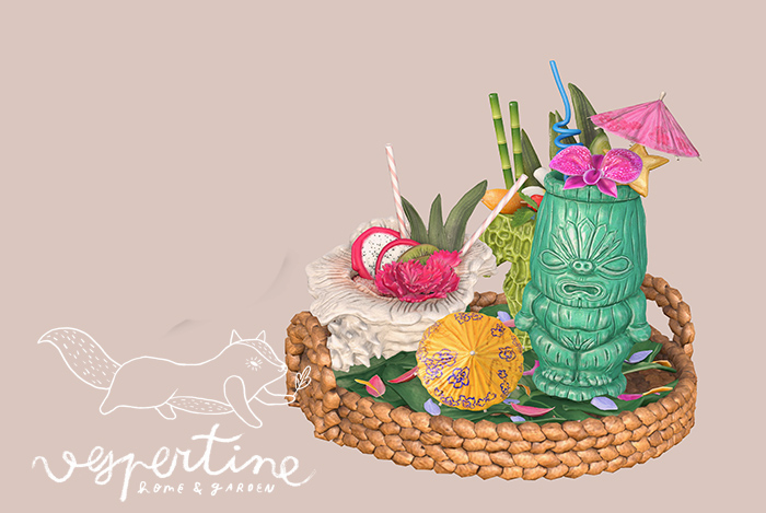 {vespertine} - tiki cocktails set.
