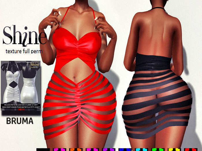 AJ  [SHINE FULL PERM] DRESS BRUMA  _TEXTURE FULL PERM 1