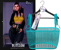 Blossom// #10 Turquoise - Patsy Top