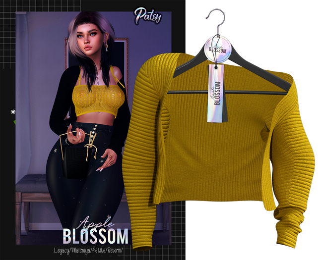 Blossom// #6 Yellow - Patsy Sweater