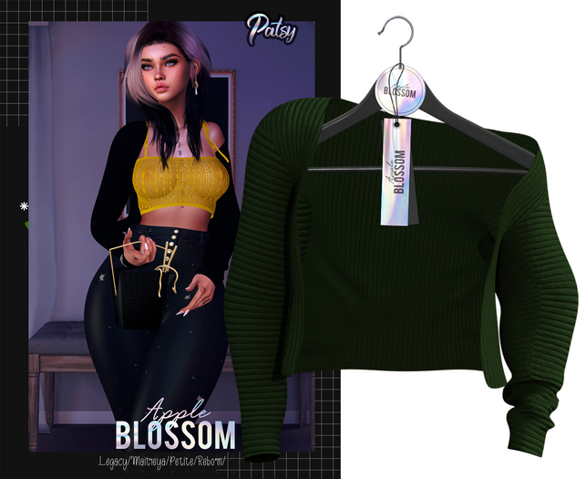 Blossom// #7 Green - Patsy Sweater