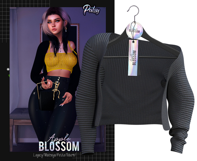 Blossom// #3 Silver - Patsy Sweater