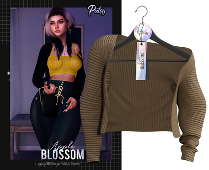 Second Life Marketplace - Blossom// #5 Nude - Patsy Sweater