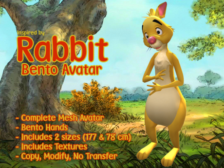 Second Life Marketplace - .:CQ:. Rabbit Bento Avatar