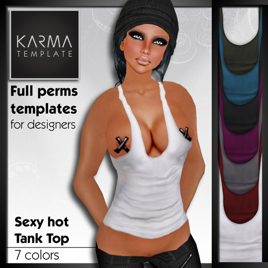 Karma Template - TGA - Female Sexy hot Tank Top Full Permissions