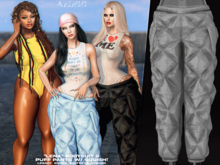 #Klubb "Lena" Puff Pants w/ SQUISH! [Razor Blade]