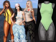 #Klubb "Lena" Bodysuit [Jaded]