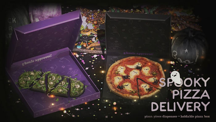 {vespertine} - spooky pizza - cheesy ghostiearita