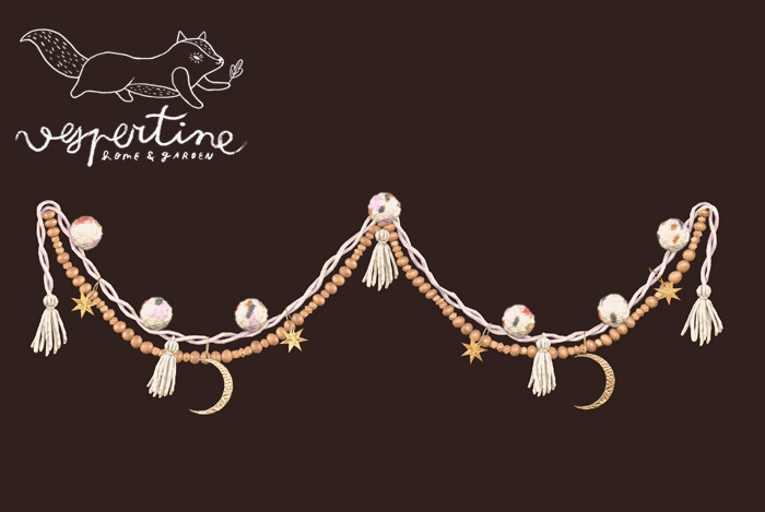 {vespertine} - nuit de noel mantel garland