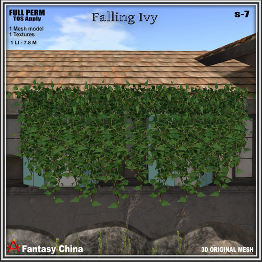Second Life Marketplace - Full Perm Falling Ivy v-7