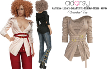 adorsy - Veronika Top Brown - Maitreya/Legacy/Lara Petite/Kupra/Reborn-Rolls