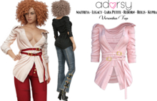 adorsy - Veronika Top Soft Pink - Maitreya/Legacy/Lara Petite/Kupra/Reborn-Rolls