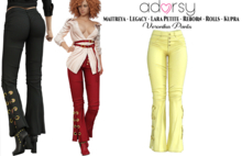 adorsy - Veronika Pants Yellow - Maitreya/Legacy/Lara Petite/Kupra/Reborn-Rolls