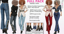Outfit Veronika Outfit - Denim Outfit Shoes Outfit Top Outfit Reborn Outfit Legacy Outfit Maitreya Outfit