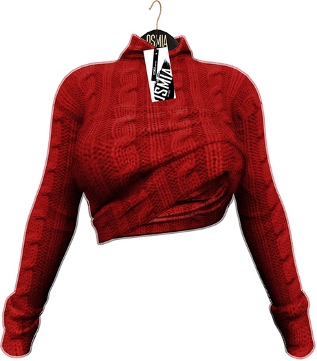 OSMIA - Aurora.Sweater - Ruby