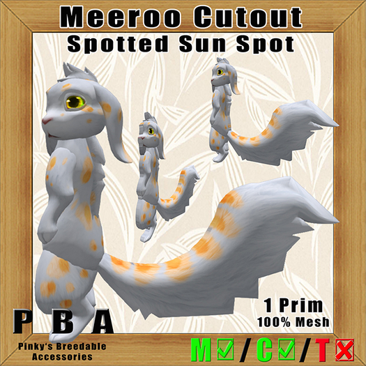Meeroo Cutout Spotted Sun Spot