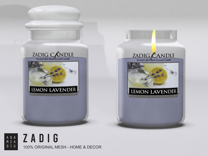 ZADIG . Jar Candle {Lemon Lavender}