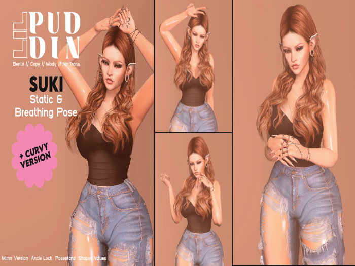 LILPUDDIN - Suki Bento Poses Full Pack