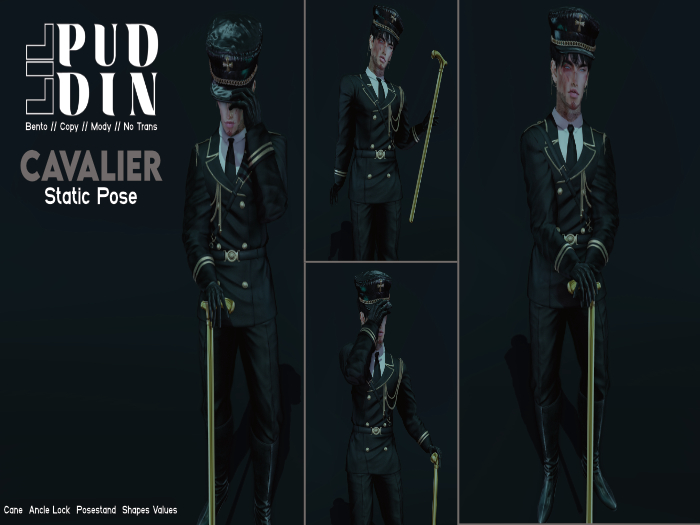LILPUDDIN - Cavalier Bento Poses Package