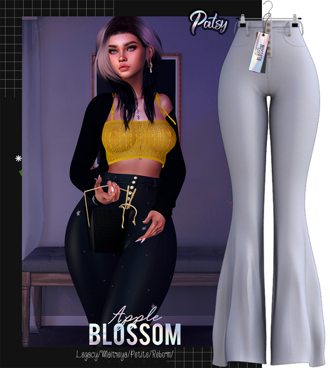 Blossom// #2 White - Patsy Pants