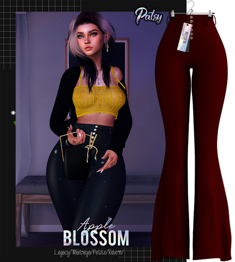 Blossom// #8 Wine - Patsy Pants