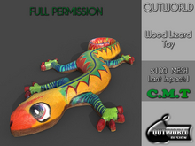 .::QUTWORLD Wood Lizard Toy::.FP