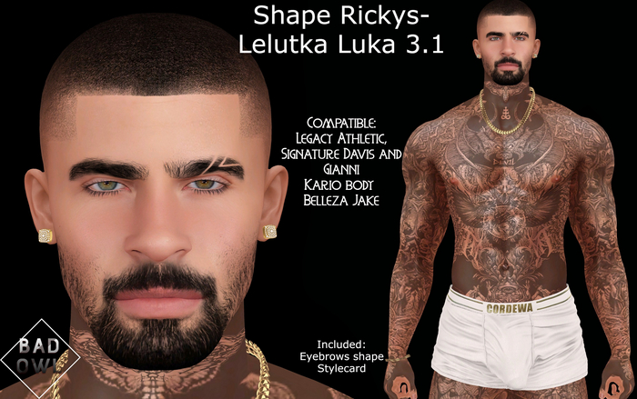 SHAPE RICKYS -LELUTKA LUKA 3.1