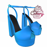 The Cakery - Lush Heels  Aqua Unpacker